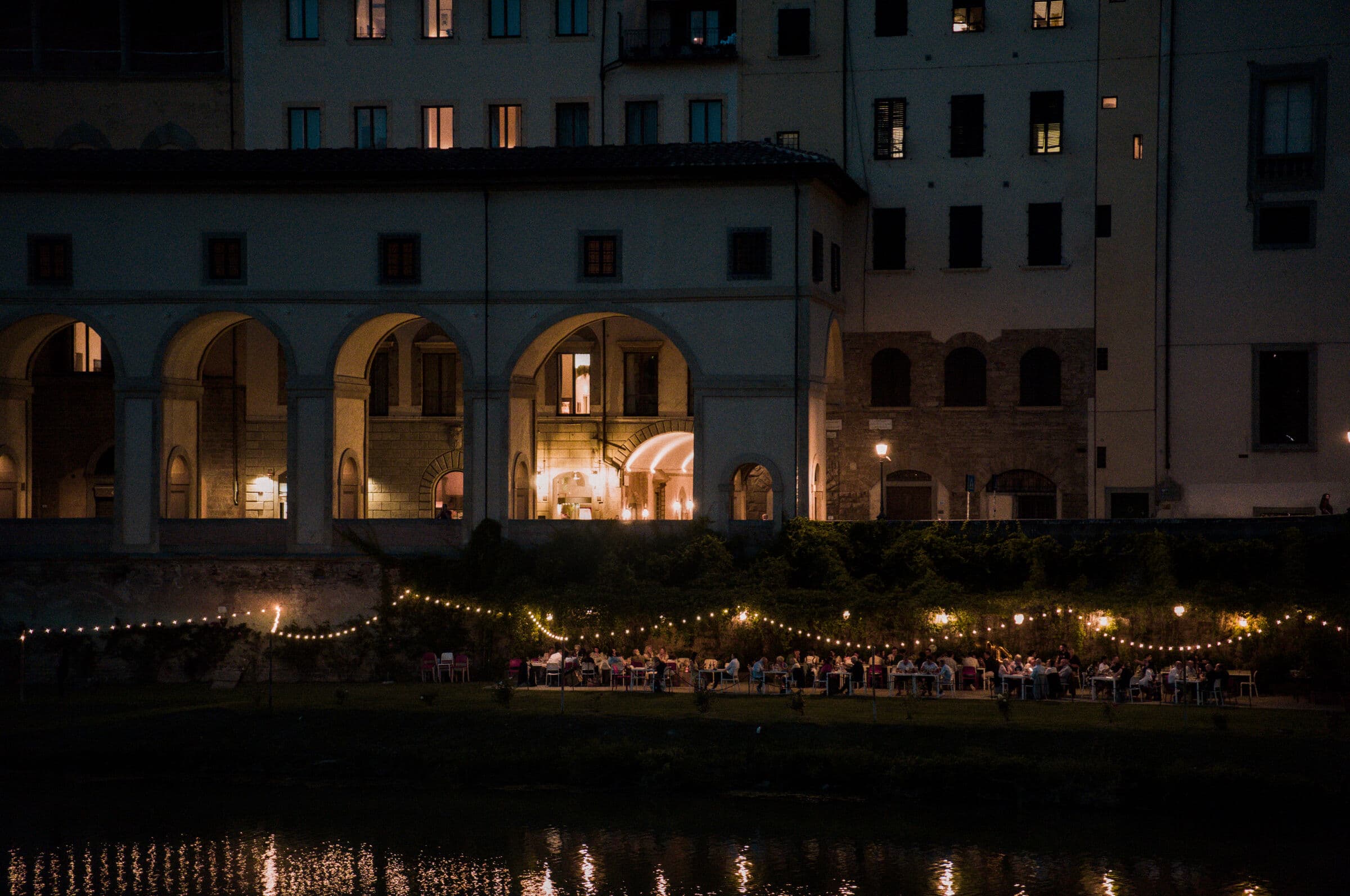 Dining by the river