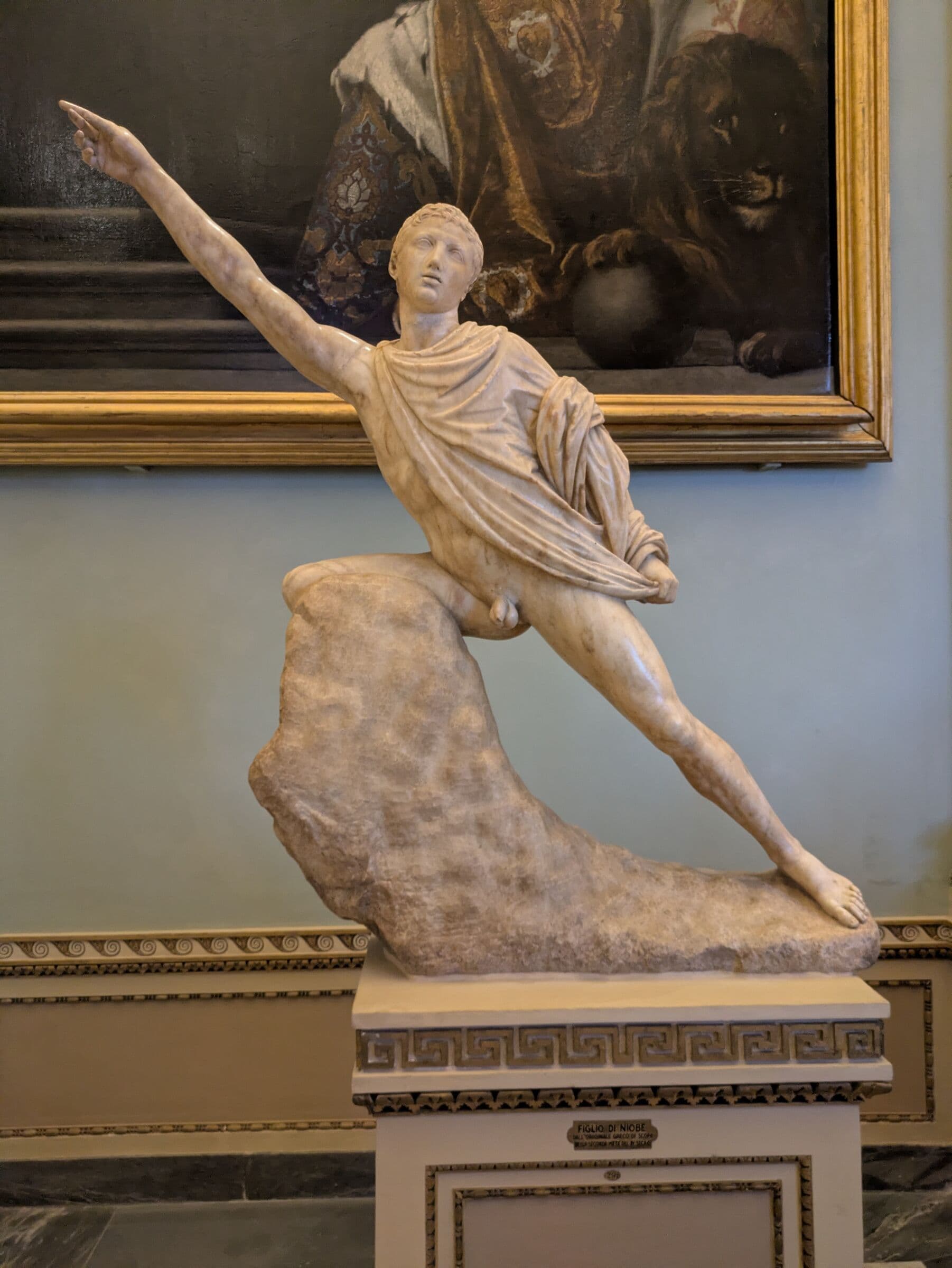 Stutting in the Uffizi